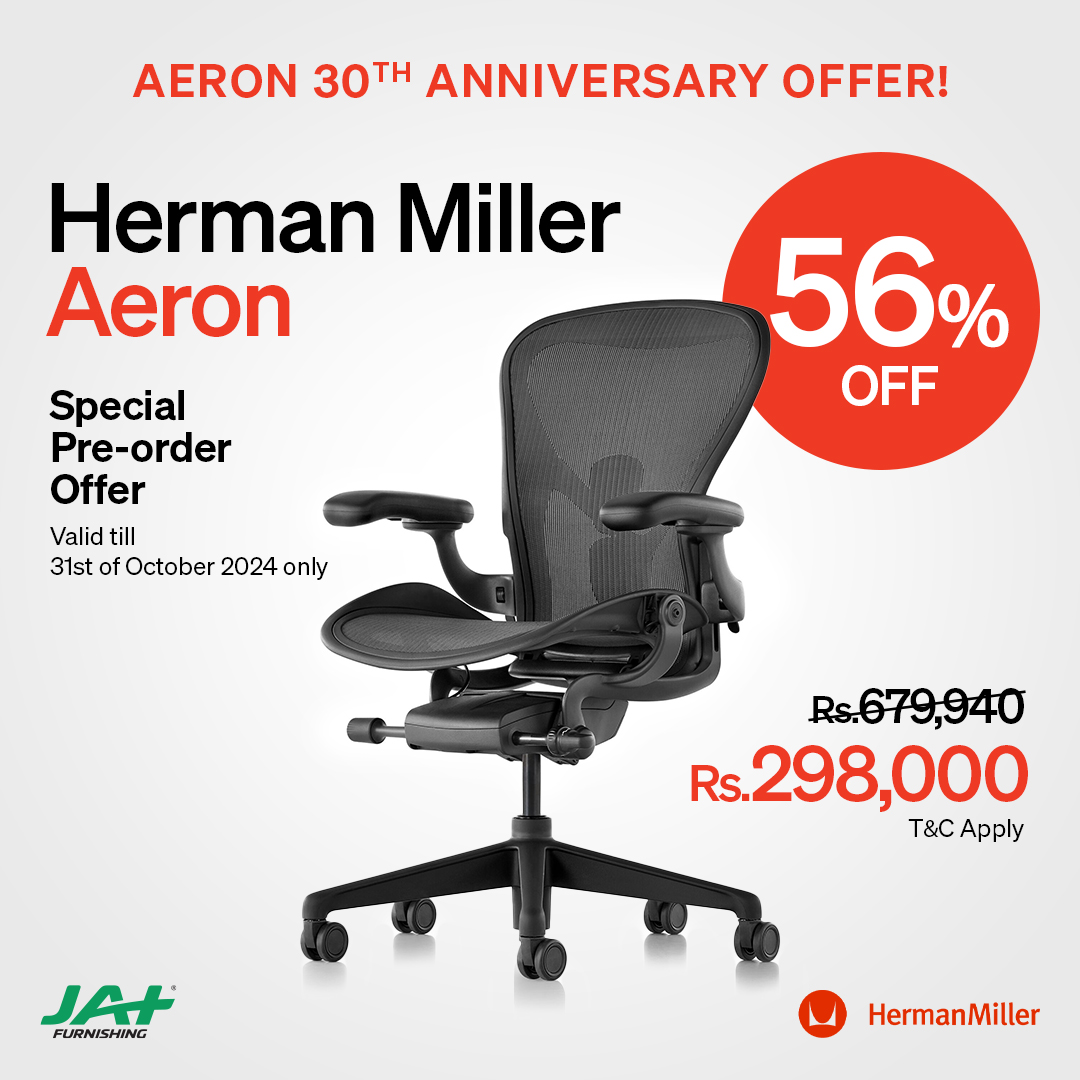 Aeron Chair | Graphite | 30 Years Anniversary Special